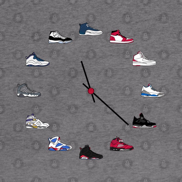 Jordan Sneaker Clock by WalkDesigns